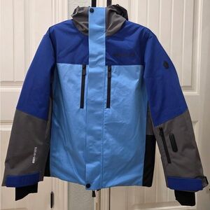 Moncler Blue and Gray Ski Jacket